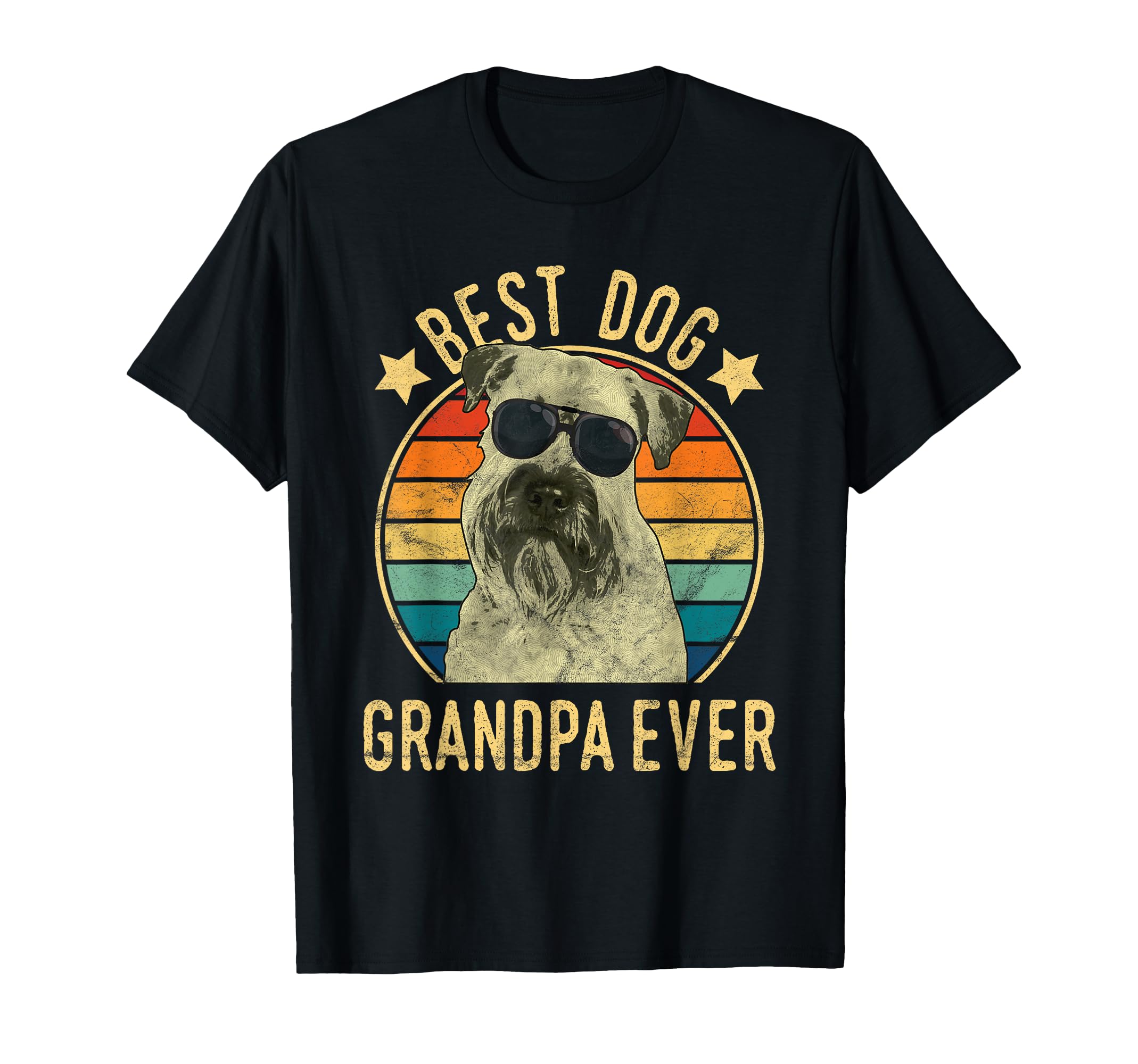 Best Dog Grandpa Ever Soft Coated T-Shirt - Minimalist Print Unisex - T-Shirt, Sweatshirt, Hoodie