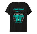 Mens Gamer Dad Offspring Joystick Level T-Shirt - Graphic Print Men Women - T-Shirt, Sweatshirt, Hoodie
