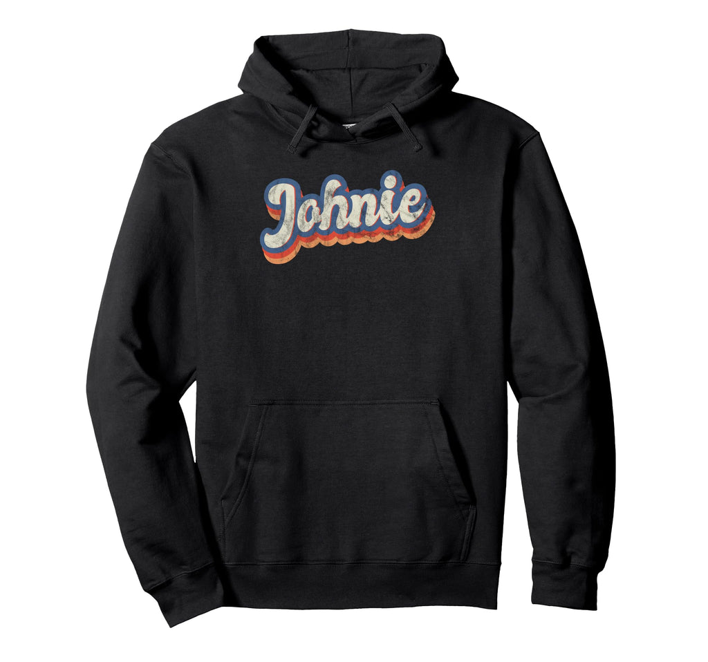 Johnie Personalized Name Custom Lettering 70S Hoodie - Graphic Print Unisex - T-Shirt, Sweatshirt, Hoodie
