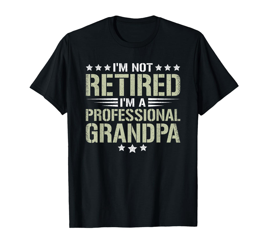Professional Grandpa Funny Retired T-Shirt - Custom Art Print Men Women - T-Shirt, Sweatshirt, Hoodie