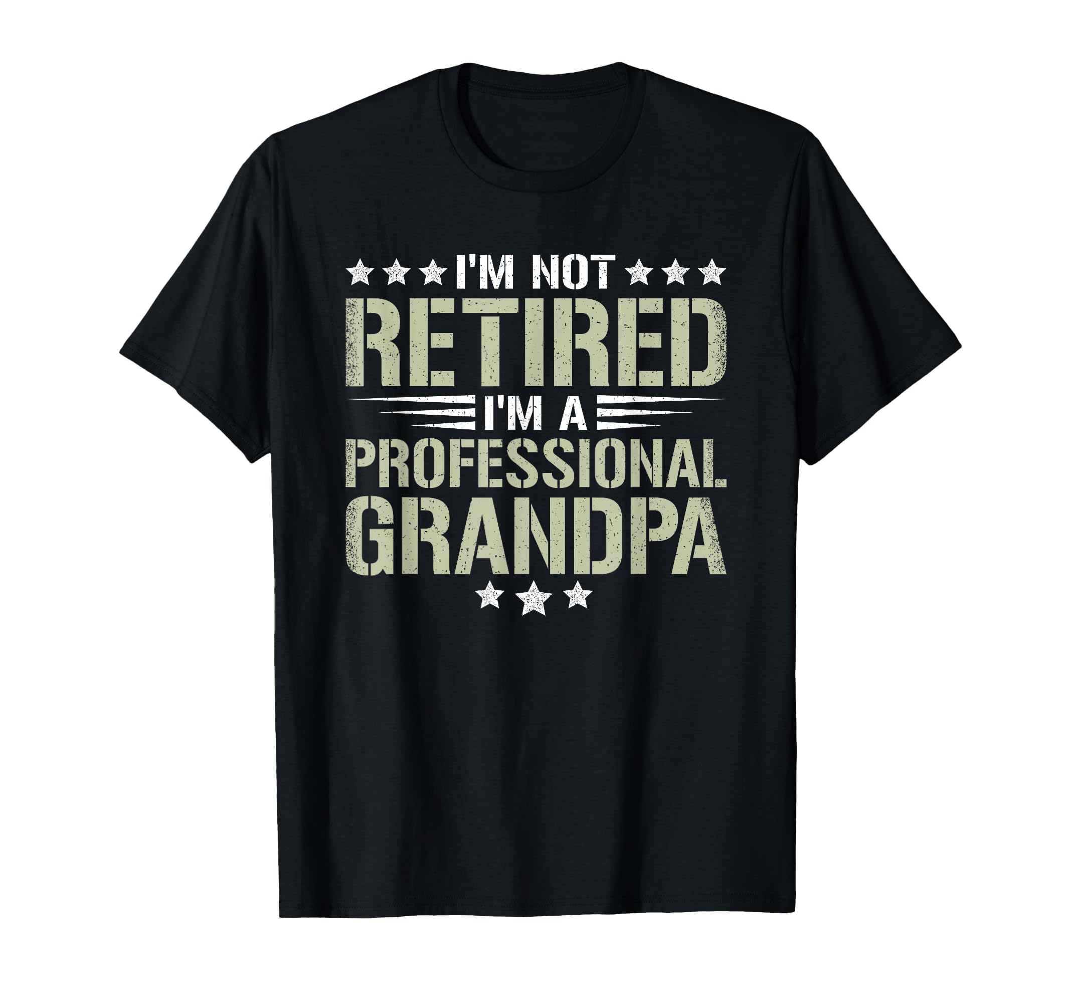 Professional Grandpa Funny Retired T-Shirt - Custom Art Print Men Women - T-Shirt, Sweatshirt, Hoodie