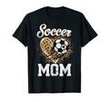 Leopard Soccer Mom Ball Funny Mothers Day T-Shirt - Streetwear Style Unisex - T-Shirt, Sweatshirt, Hoodie