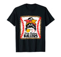 Messy Bun Mom Busy Raising Ballers T-Shirt - Custom Art Print for Adults - T-Shirt, Sweatshirt, Hoodie