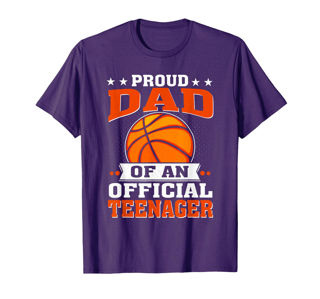 Proud Dad Teenager 13Th Birthday T-Shirt - Custom Art Print for Adults - T-Shirt, Sweatshirt, Hoodie