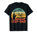 Mens Reel Step Dad Funny Fisherman T-Shirt - Minimalist Print Men Women - T-Shirt, Sweatshirt, Hoodie