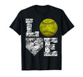 Softball Ball Mom Dad Love T-Shirt - Custom Art Print for Adults - T-Shirt, Sweatshirt, Hoodie