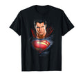 Superman Steel Super Bust T-Shirt - Fun Novelty Design for Adults - T-Shirt, Sweatshirt, Hoodie