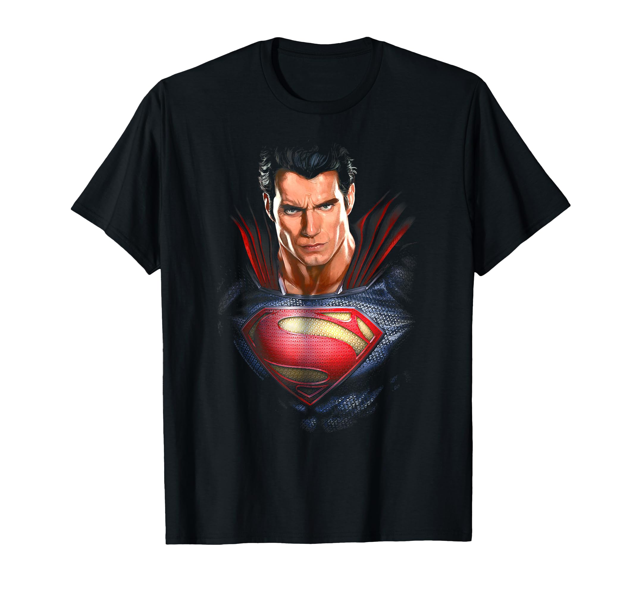 Superman Steel Super Bust T-Shirt - Fun Novelty Design for Adults - T-Shirt, Sweatshirt, Hoodie