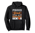Proud Dad 2026 Senior Basketball Graduate Hoodie - Novelty Apparel Unisex - T-Shirt, Sweatshirt, Hoodie