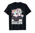 Dadacorn Daddy Daughter Unicorn Girldad T-Shirt - Trendy Graphic for Adults - T-Shirt, Sweatshirt, Hoodie