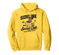 Sideline Social Club Soccer Mom Game Day Hoodie - Graphic Print Unisex - T-Shirt, Sweatshirt, Hoodie