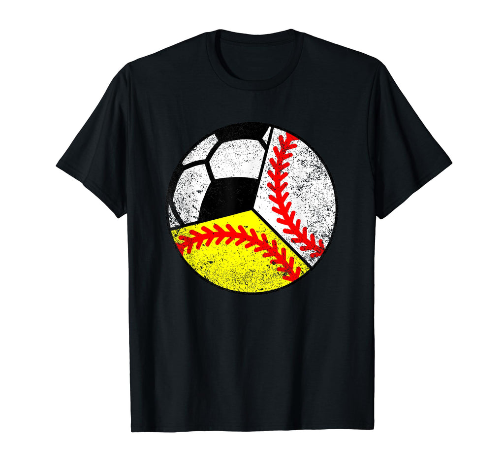 Softball Baseball Soccer Player Funny T-Shirt - Minimalist Print Unisex - T-Shirt, Sweatshirt, Hoodie