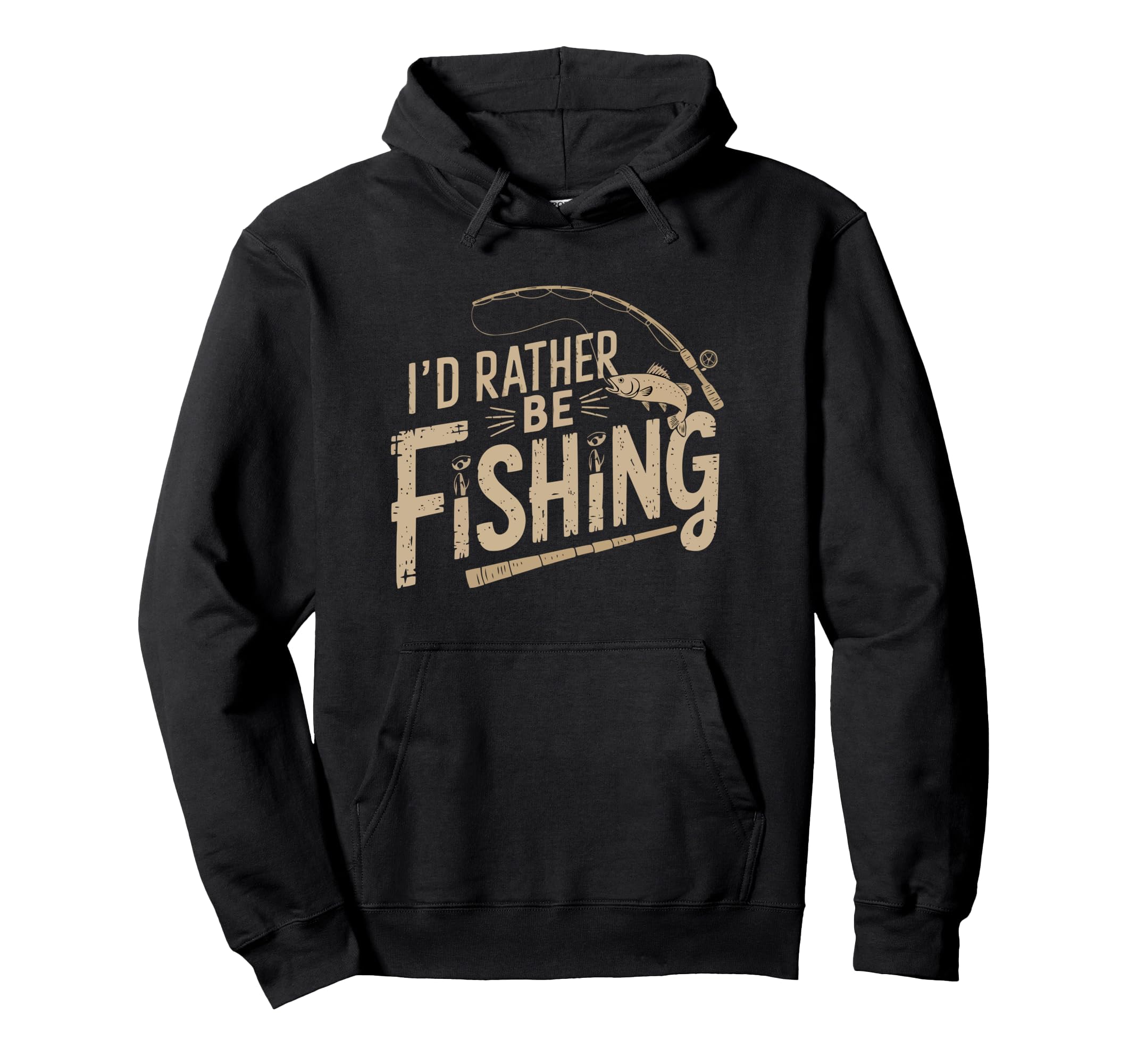 Funny Id Rather Be Bass Fishing Hoodie - Novelty Apparel Men Women - T-Shirt, Sweatshirt, Hoodie
