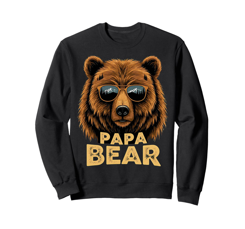 Vatertagsgeschenk F R Papa Bear Opa Sweatshirt - Unique Graphic Unisex - T-Shirt, Sweatshirt, Hoodie