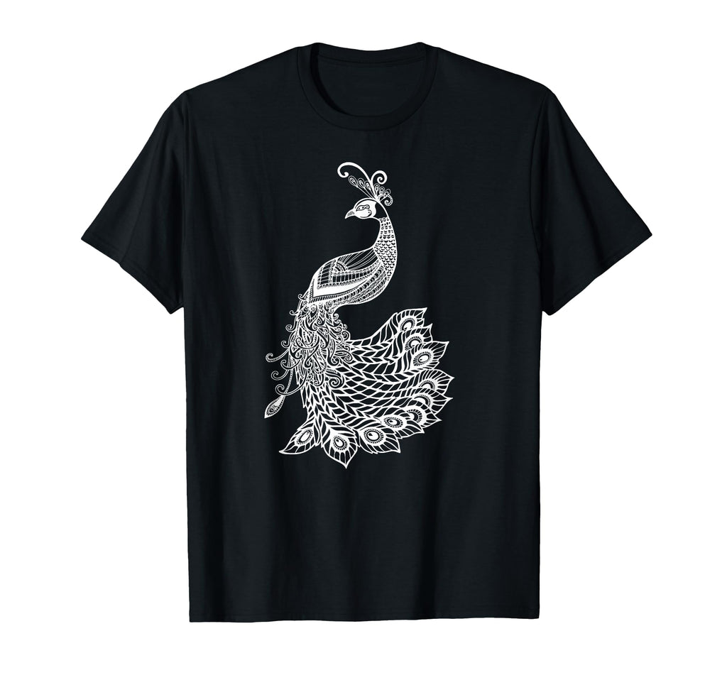 Womens Beautiful Mandala Art Bird T-Shirt - Fun Novelty Design Men Women - T-Shirt, Sweatshirt, Hoodie
