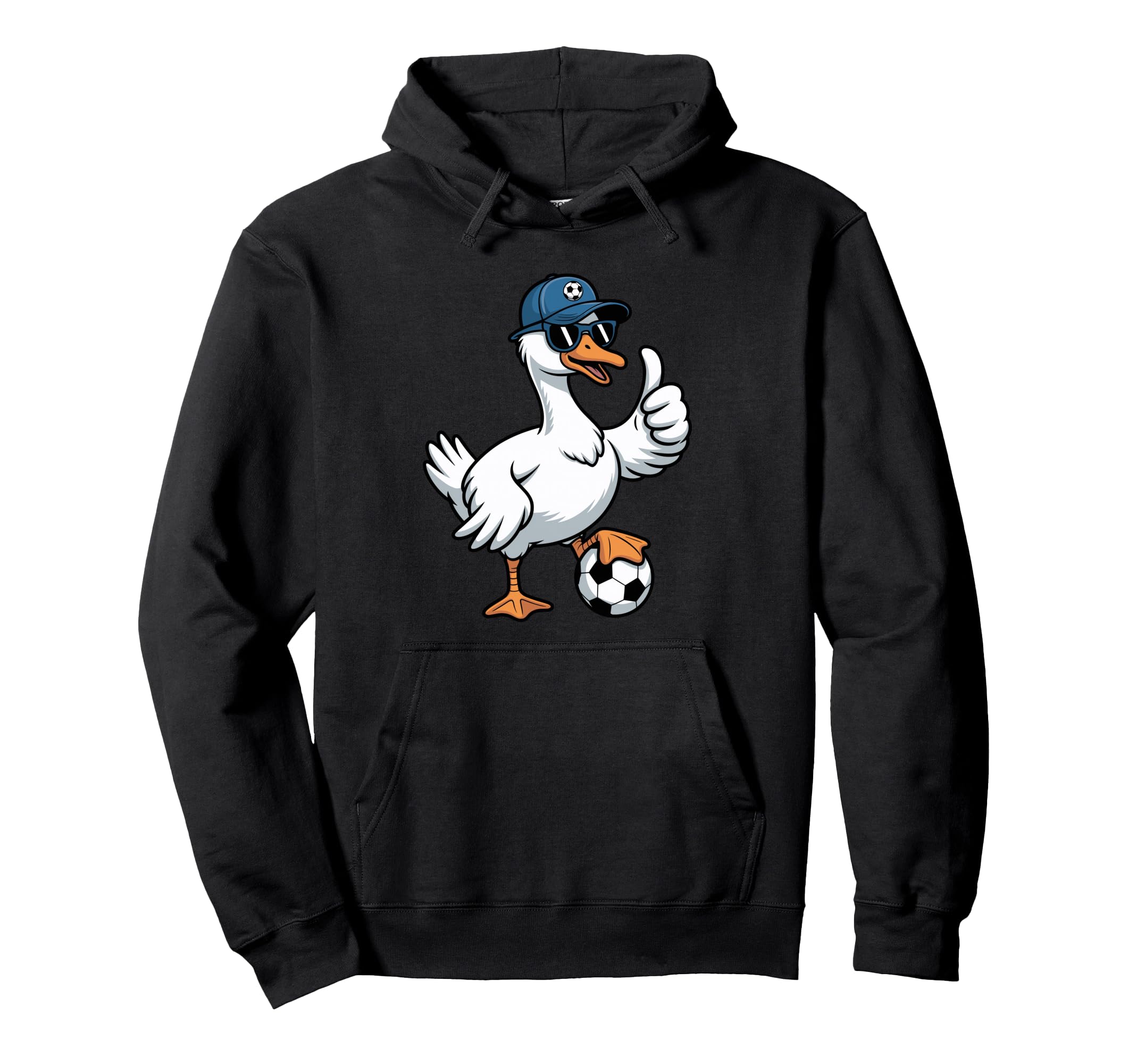 Soccer Goose Soccer Player Fan Coach Hoodie - Unique Graphic Unisex - T-Shirt, Sweatshirt, Hoodie