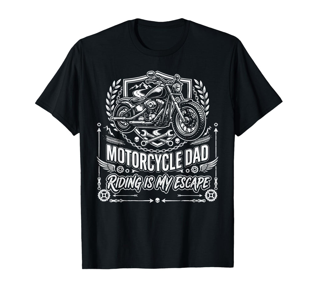 Motorcycle Dad Motorcyle Rider T-Shirt - Fun Novelty Design for Adults - T-Shirt, Sweatshirt, Hoodie
