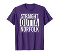 Straight Outta Norfolk Usa T-Shirt - Casual Everyday Wear Men Women - T-Shirt, Sweatshirt, Hoodie