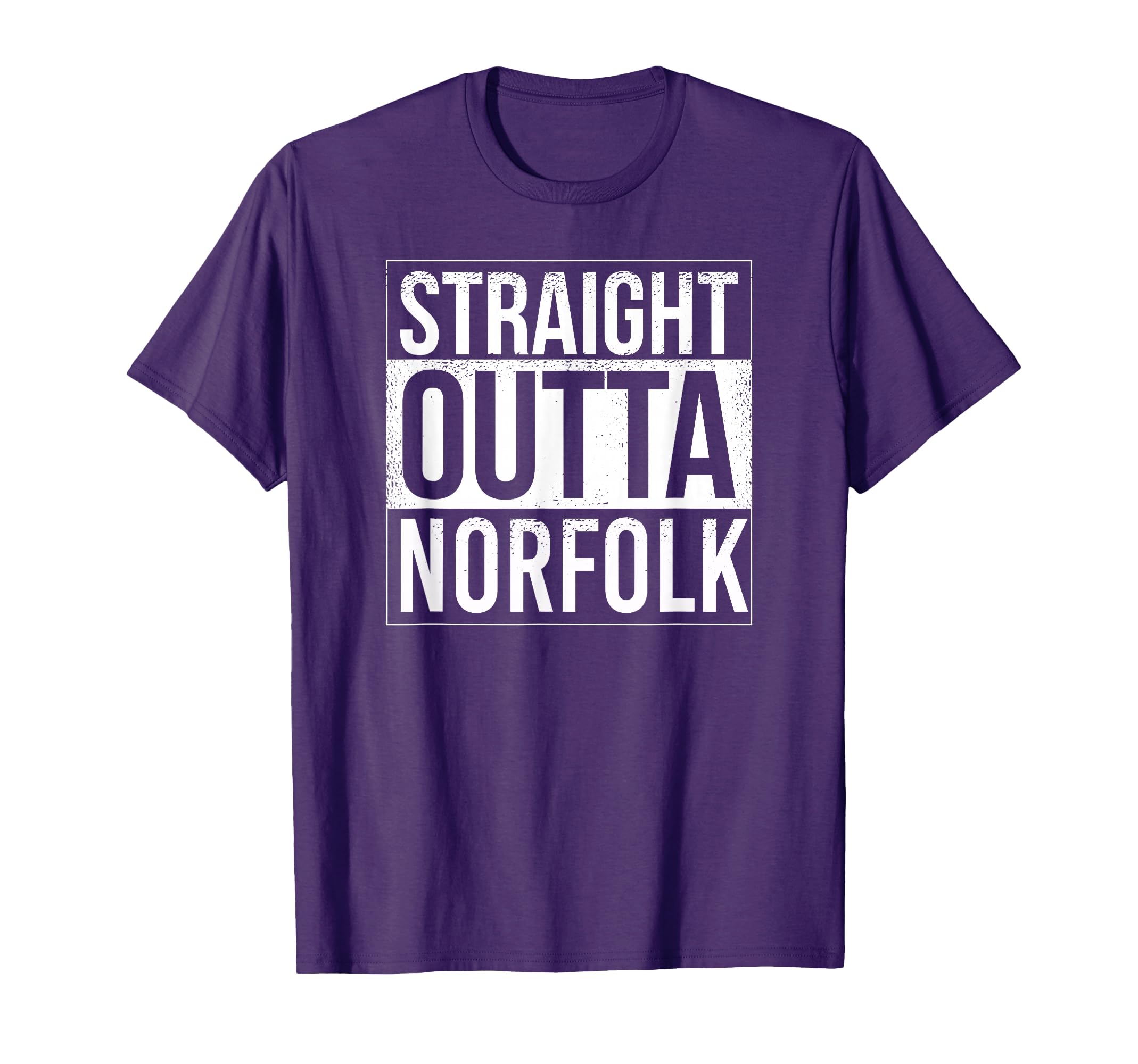 Straight Outta Norfolk Usa T-Shirt - Casual Everyday Wear Men Women - T-Shirt, Sweatshirt, Hoodie