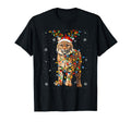 Bobcat Animal Santa Hat Ugly Tree T-Shirt - Fun Novelty Design Unisex - T-Shirt, Sweatshirt, Hoodie