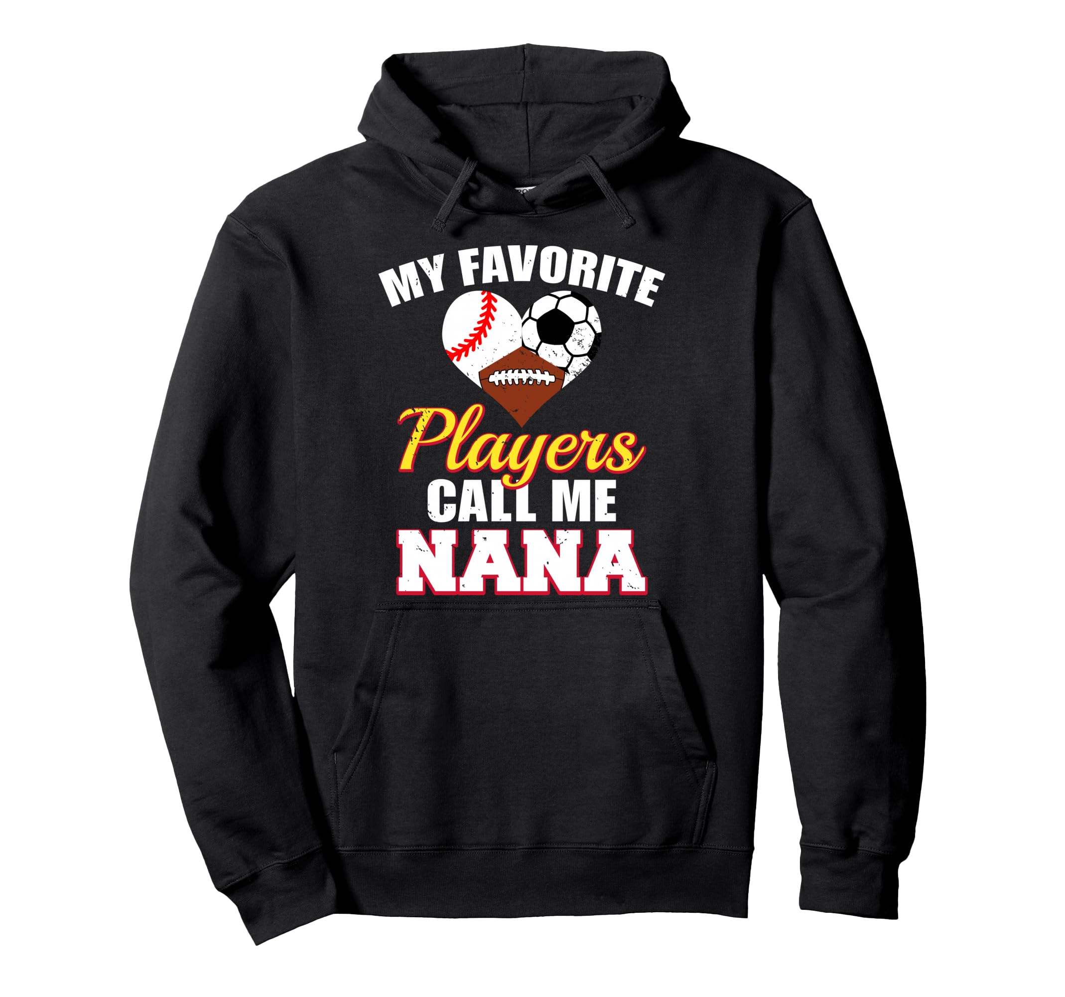 My Favorite Players Baseball Soccer Hoodie - Graphic Print Men Women - T-Shirt, Sweatshirt, Hoodie