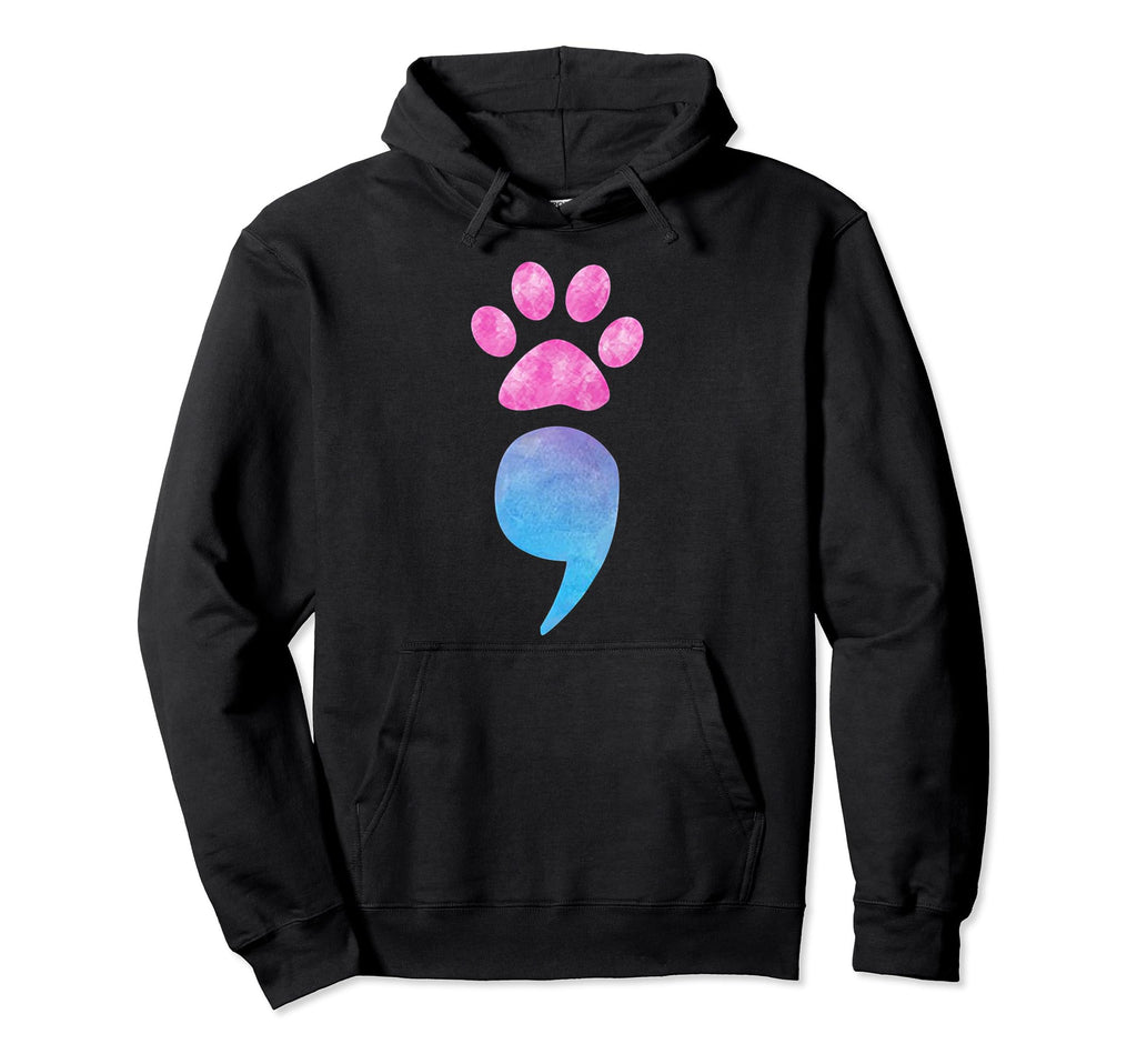 Suicide Prevention Awareness Dog Paw Dog Hoodie - Trendy Graphic Unisex - T-Shirt, Sweatshirt, Hoodie
