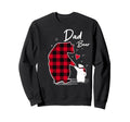 Dad Bear Pajama Red Buffalo Plaid Sweatshirt - Custom Art Print for Adults - T-Shirt, Sweatshirt, Hoodie