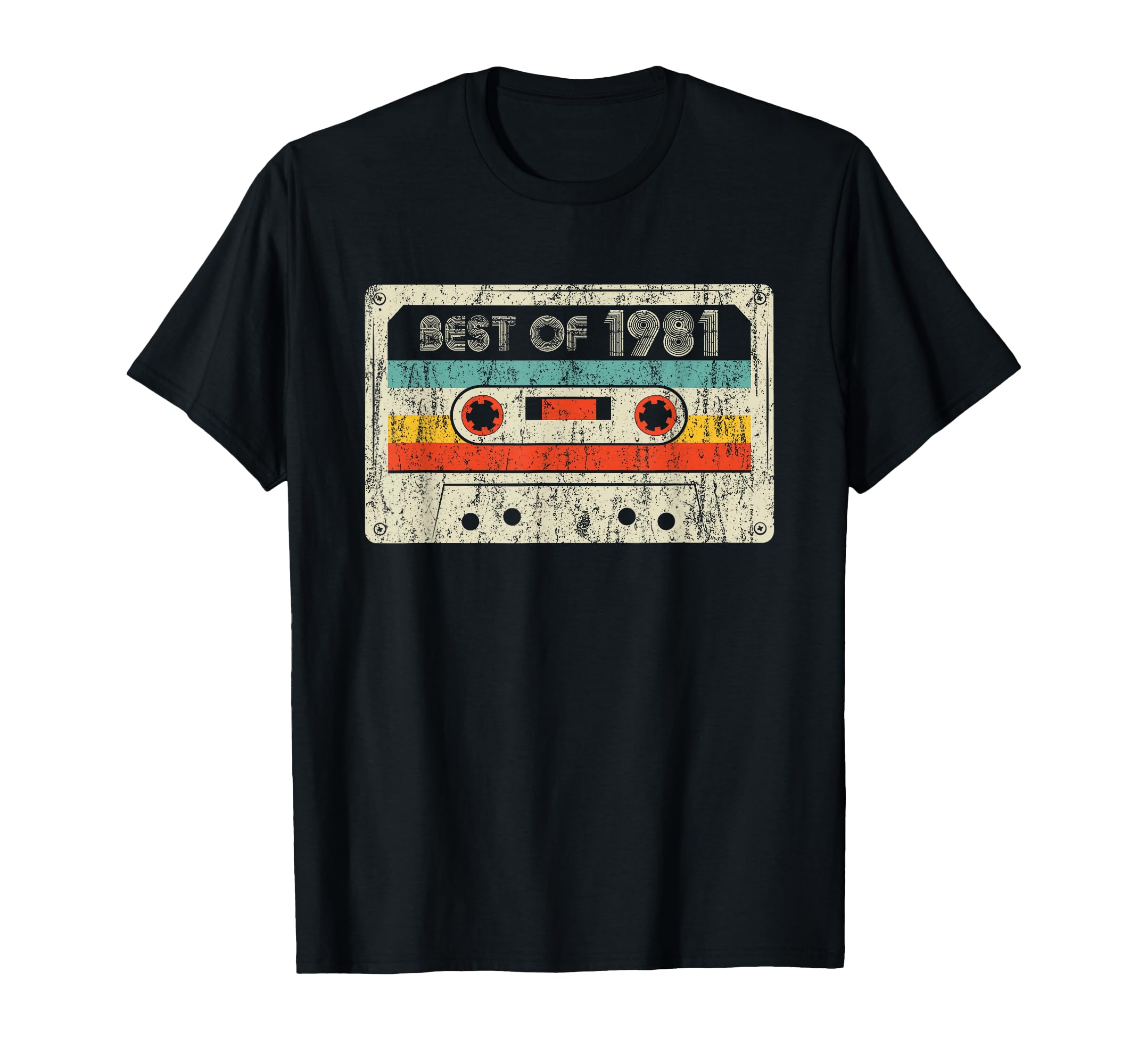 Best 1981 Birthday Yrs 1981 Cassette T-Shirt - Streetwear Style for Adults - T-Shirt, Sweatshirt, Hoodie