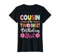 Cousin Two Sweet Birthday Donut 2Nd T-Shirt - Trendy Graphic for Adults - T-Shirt, Sweatshirt, Hoodie