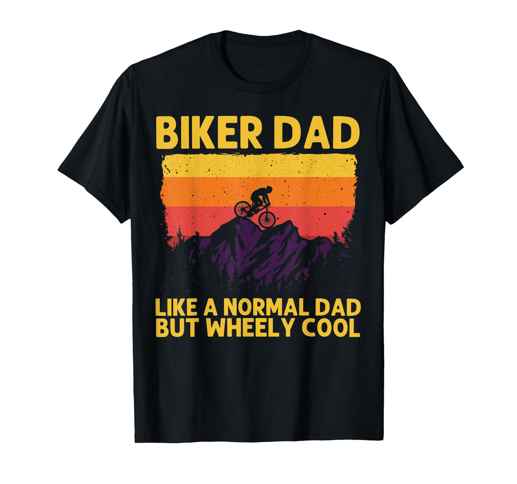 Mountain Bike Dad Papa Downhill Mtb Biking T-Shirt - Graphic Print Unisex - T-Shirt, Sweatshirt, Hoodie