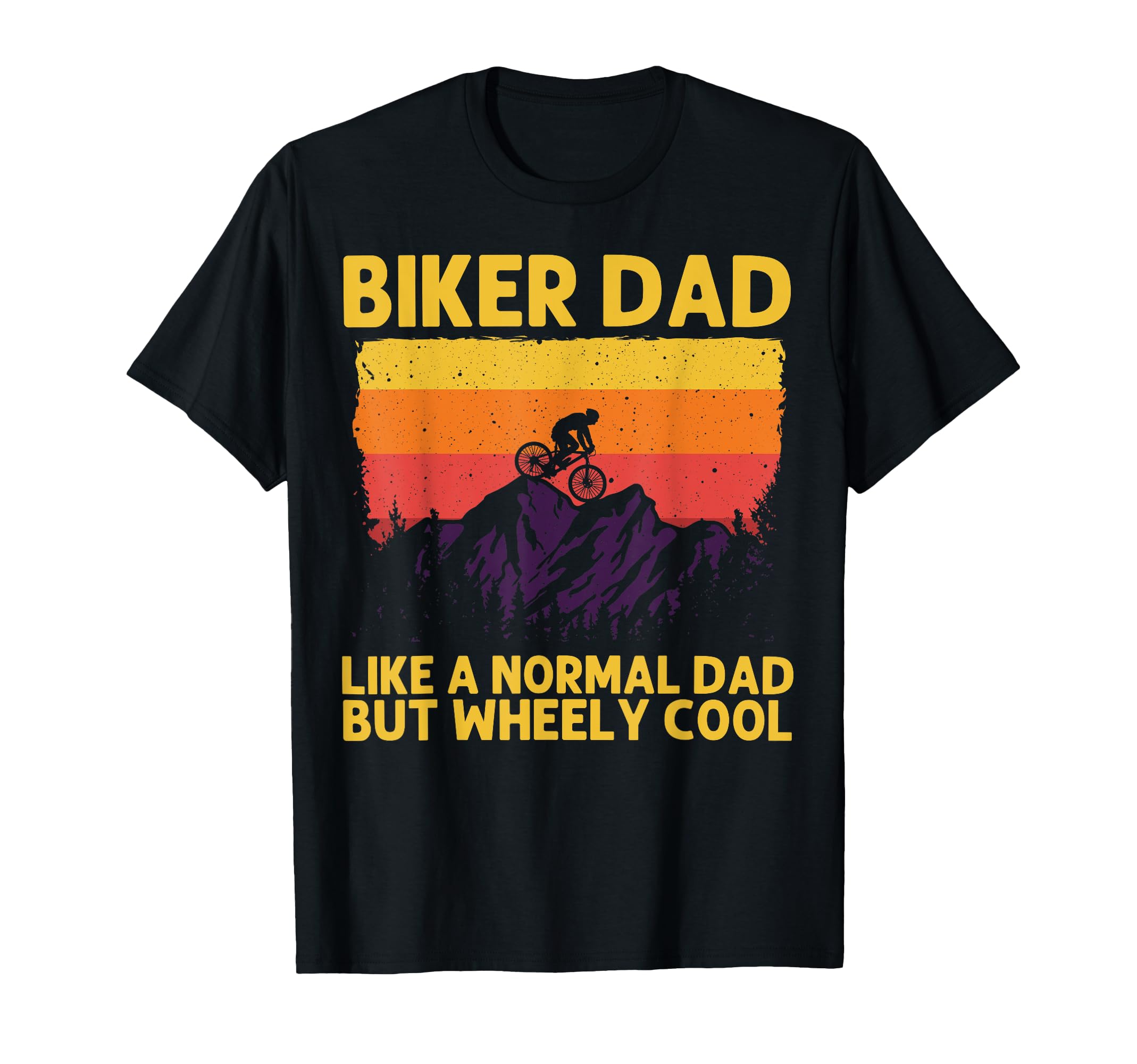 Mountain Bike Dad Papa Downhill Mtb Biking T-Shirt - Graphic Print Unisex - T-Shirt, Sweatshirt, Hoodie