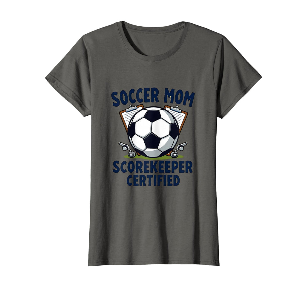 Soccer Mom Scorekeeper Certified T-Shirt - Minimalist Print for Adults - T-Shirt, Sweatshirt, Hoodie