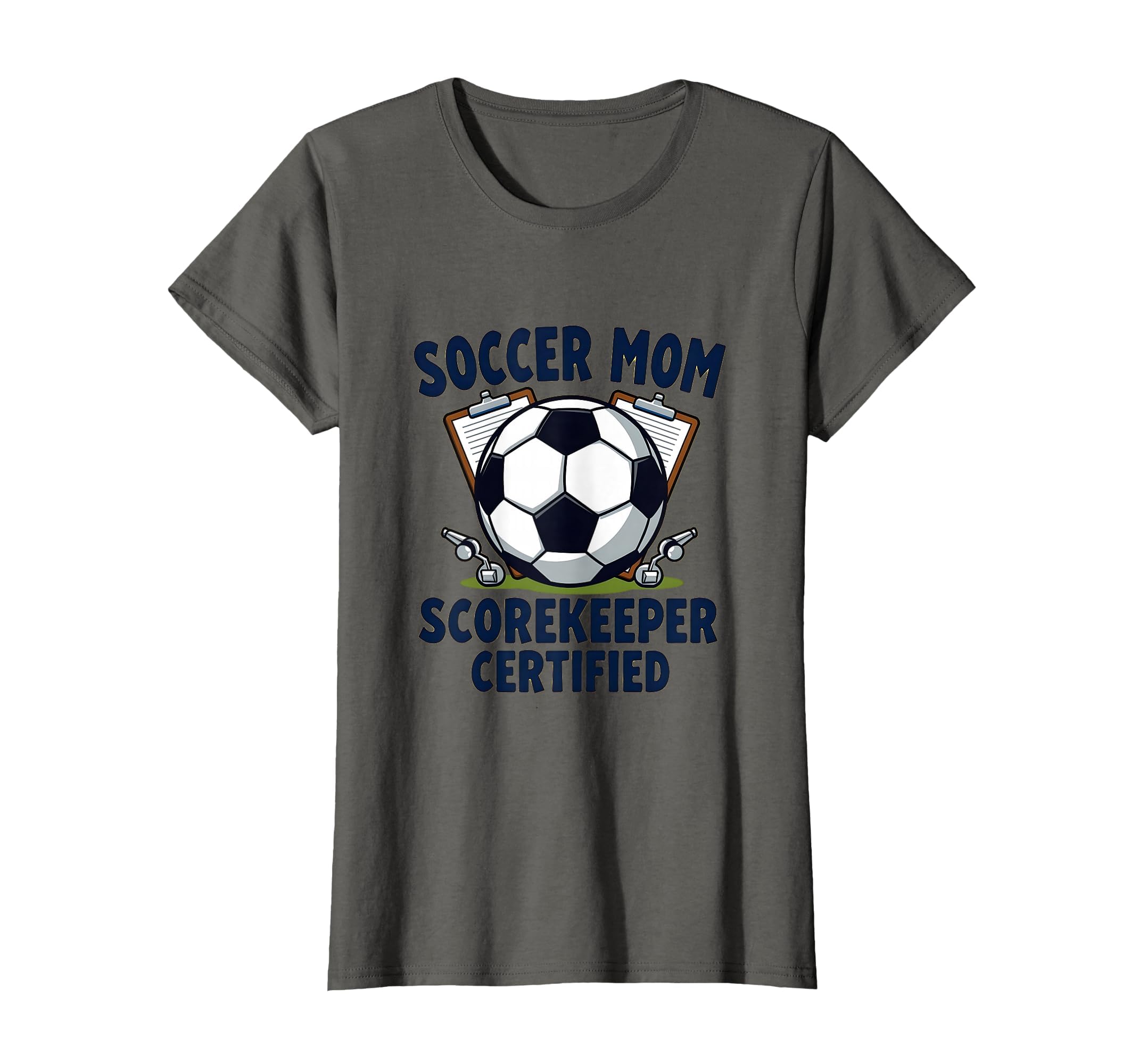 Soccer Mom Scorekeeper Certified T-Shirt - Minimalist Print for Adults - T-Shirt, Sweatshirt, Hoodie