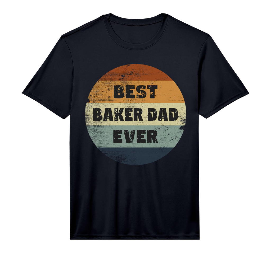 Mens Funny Baker Dad Best Baker Dad T-Shirt - Fun Novelty Design Men Women - T-Shirt, Sweatshirt, Hoodie