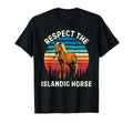 Respect Islandic Horse Islandic Horse T-Shirt - Unique Graphic for Adults - T-Shirt, Sweatshirt, Hoodie