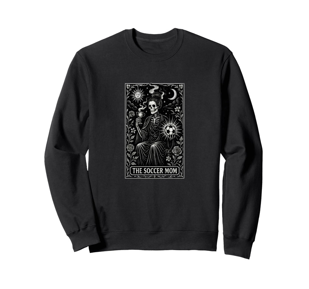 Halloween Soccer Mom Art Soccer Mama Sweatshirt - Aesthetic Graphic Unisex - T-Shirt, Sweatshirt, Hoodie