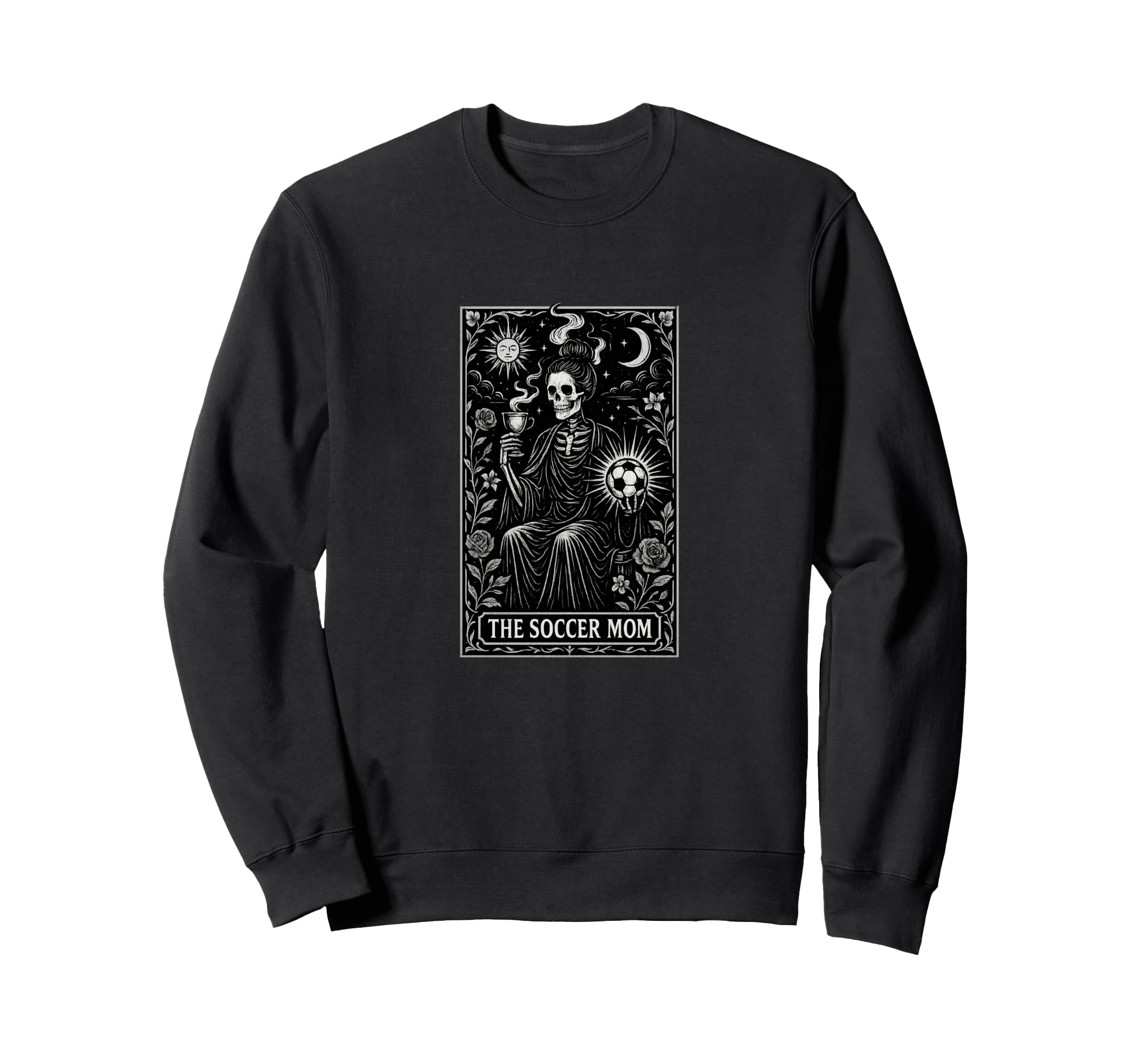 Halloween Soccer Mom Art Soccer Mama Sweatshirt - Aesthetic Graphic Unisex - T-Shirt, Sweatshirt, Hoodie