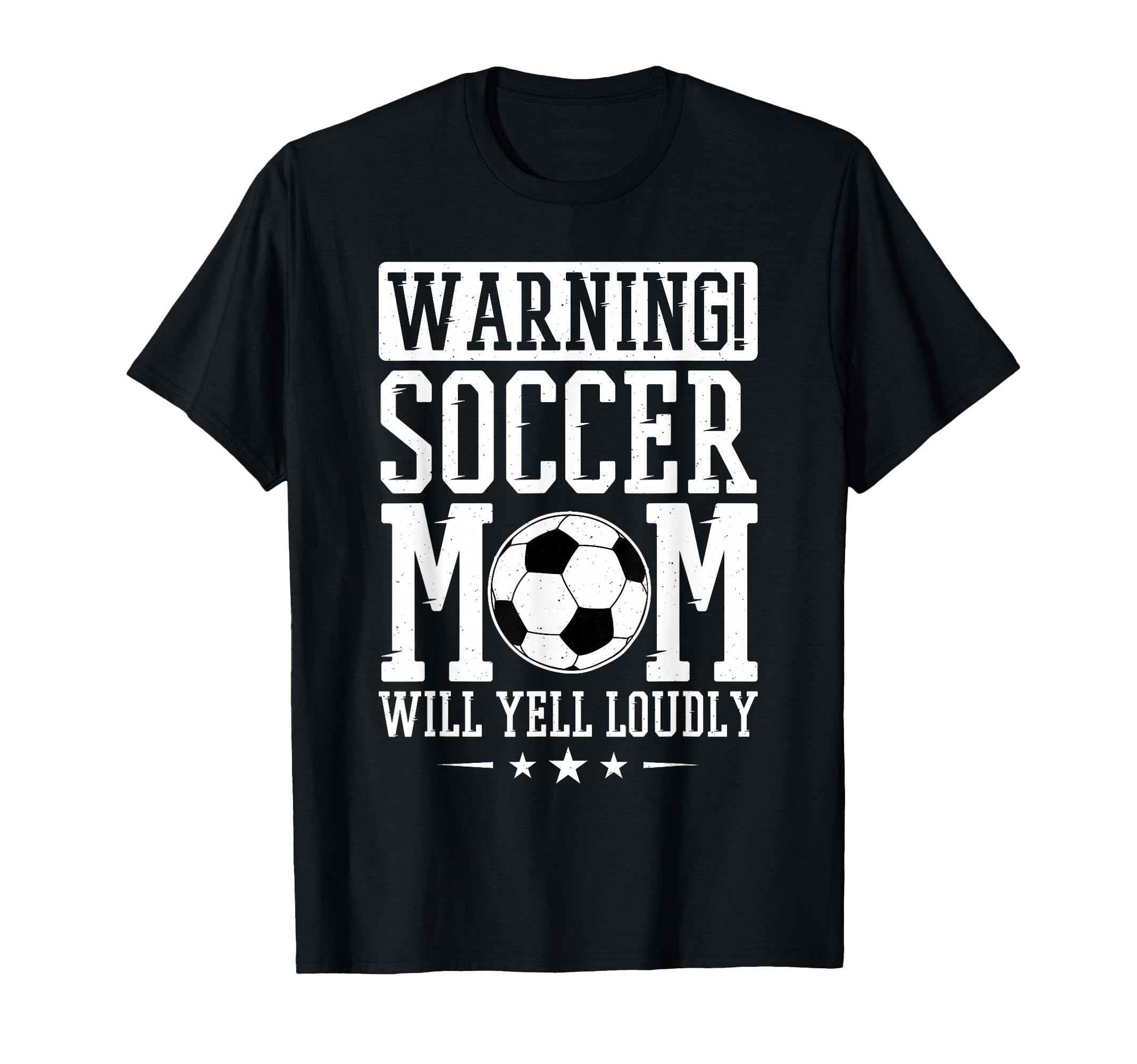 Warning Soccer Mom Will Yell Loudly T-Shirt - Minimalist Print Men Women - T-Shirt, Sweatshirt, Hoodie