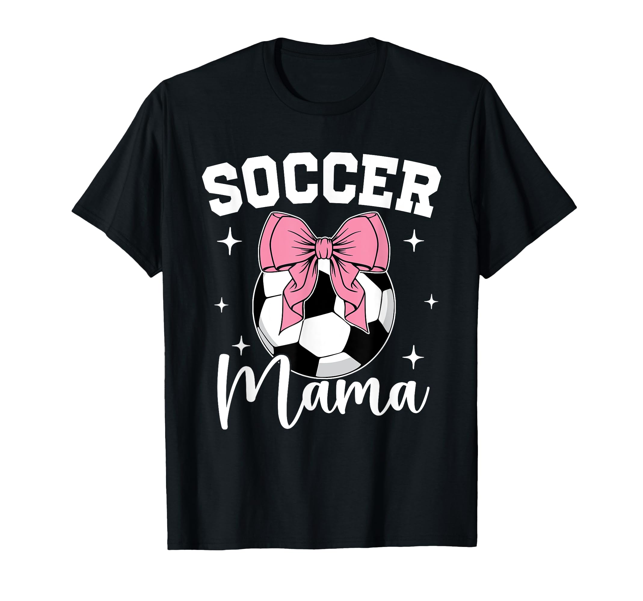 Soccer Mama Coquette Bow Soccer Mom T-Shirt - Minimalist Print Unisex - T-Shirt, Sweatshirt, Hoodie