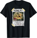 Missing Pet T-Rex Poster Taped Small - Adult & Kids T-Shirts, Sweatshirts & Hoodies apparel design preview 1