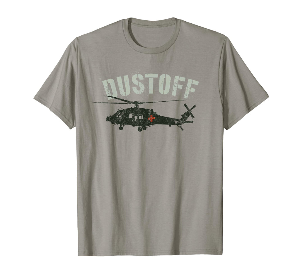 Military Dustoff Medevac Helicopter T-Shirt - Minimalist Print Unisex - T-Shirt, Sweatshirt, Hoodie