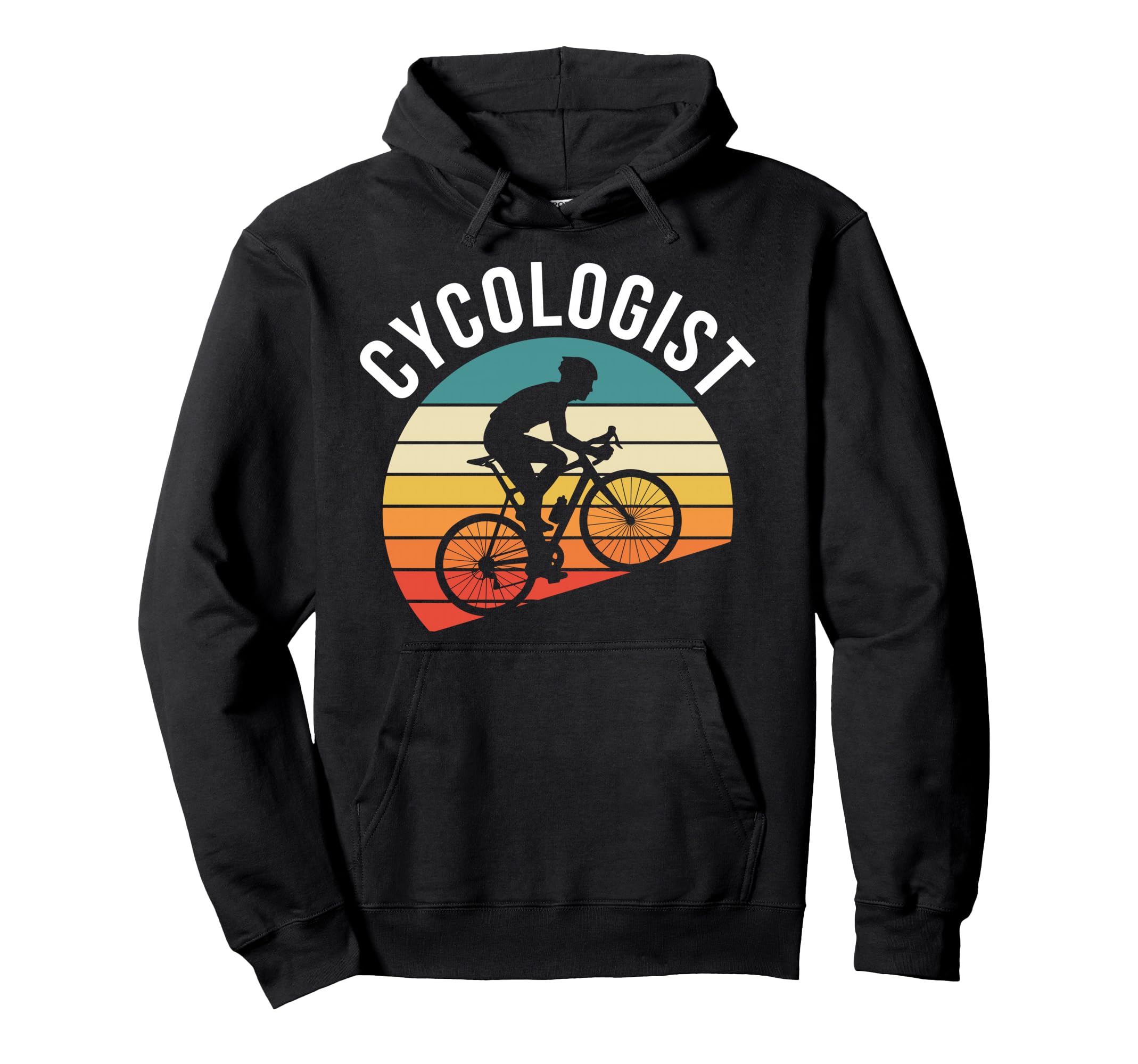 Funny Cycling Art Bike Rider Bicycle Hoodie - Novelty Apparel for Adults - T-Shirt, Sweatshirt, Hoodie