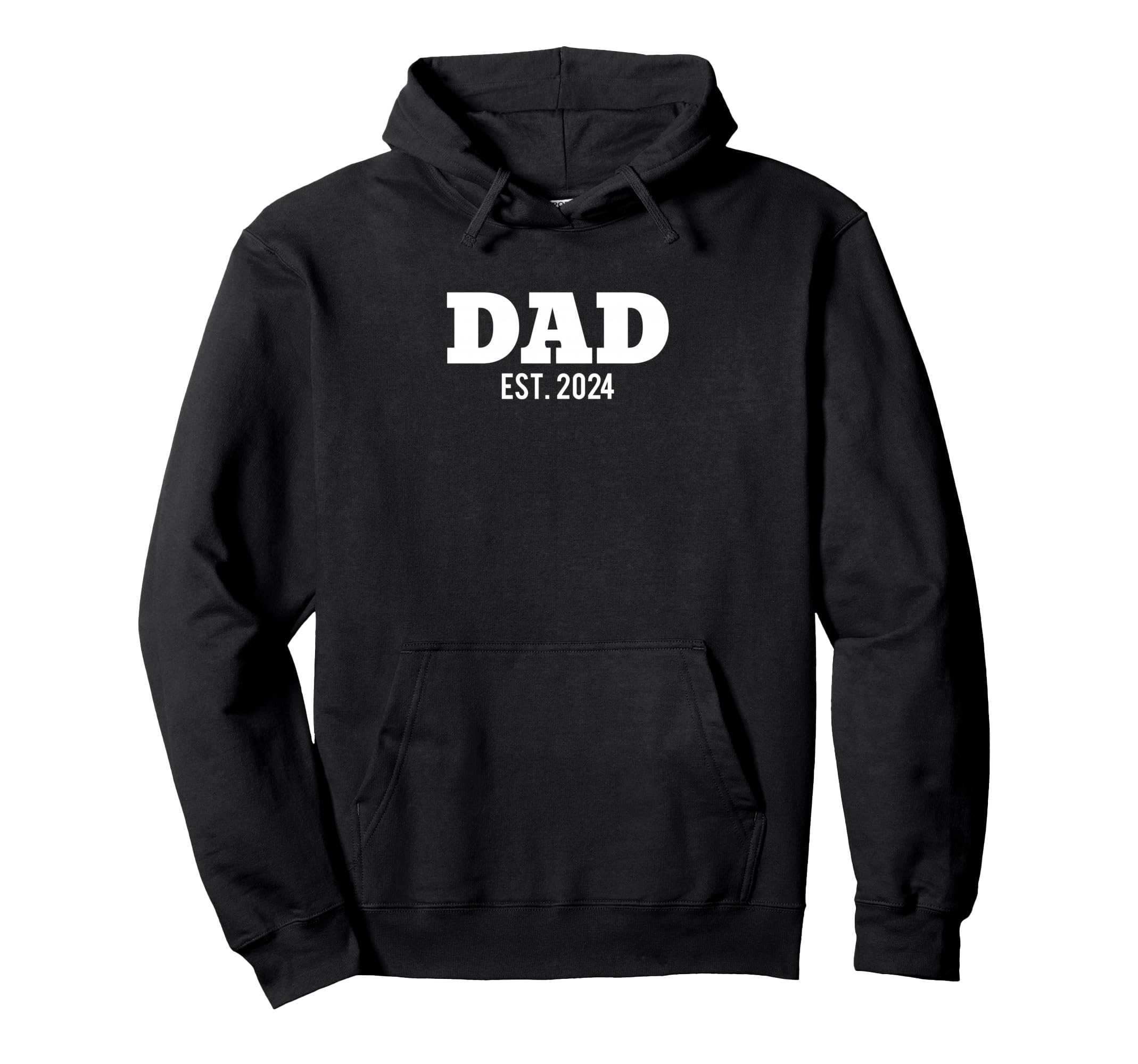 Dad Est 2024 Soon To Be Dad Pregnancy Hoodie - Graphic Print for Adults - T-Shirt, Sweatshirt, Hoodie