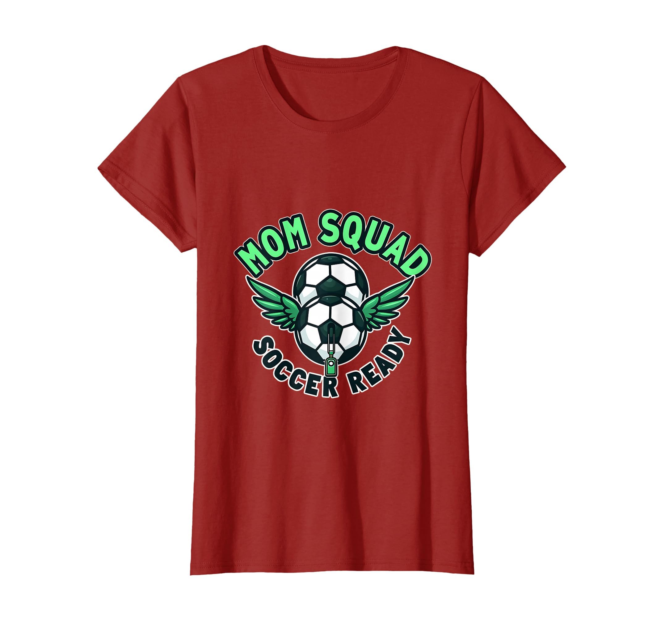 Mom Squad Soccer Ready Team Spirit T-Shirt - Custom Art Print for Adults - T-Shirt, Sweatshirt, Hoodie
