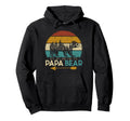 Fathers Day Papabear Funny Dad Bear Hoodie - Aesthetic Graphic for Adults - T-Shirt, Sweatshirt, Hoodie