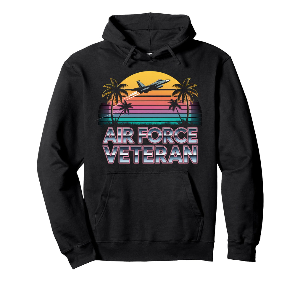 Air Force Veteran Us American Flag Dad Hoodie - Minimalist Print Unisex - T-Shirt, Sweatshirt, Hoodie