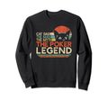 Poker Player Cat Dad Myth Poker Sweatshirt - Trendy Graphic Men Women - T-Shirt, Sweatshirt, Hoodie