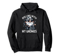Funny Motorcycle Biker Gnome Rolling Hoodie - Custom Art Print Men Women - T-Shirt, Sweatshirt, Hoodie