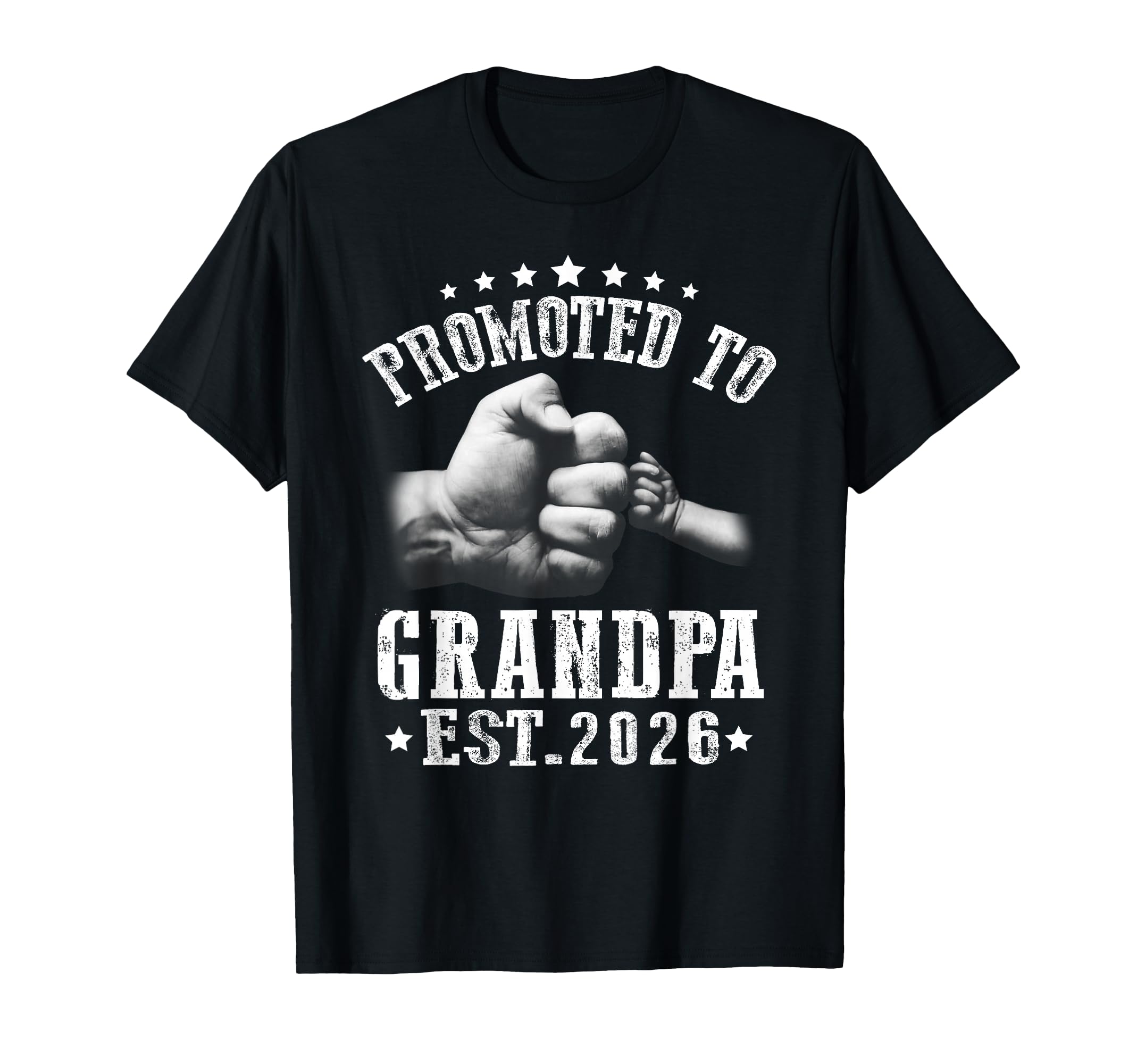 Mens Promoted To Grandpa Est 2026 T-Shirt - Fun Novelty Design Men Women - T-Shirt, Sweatshirt, Hoodie