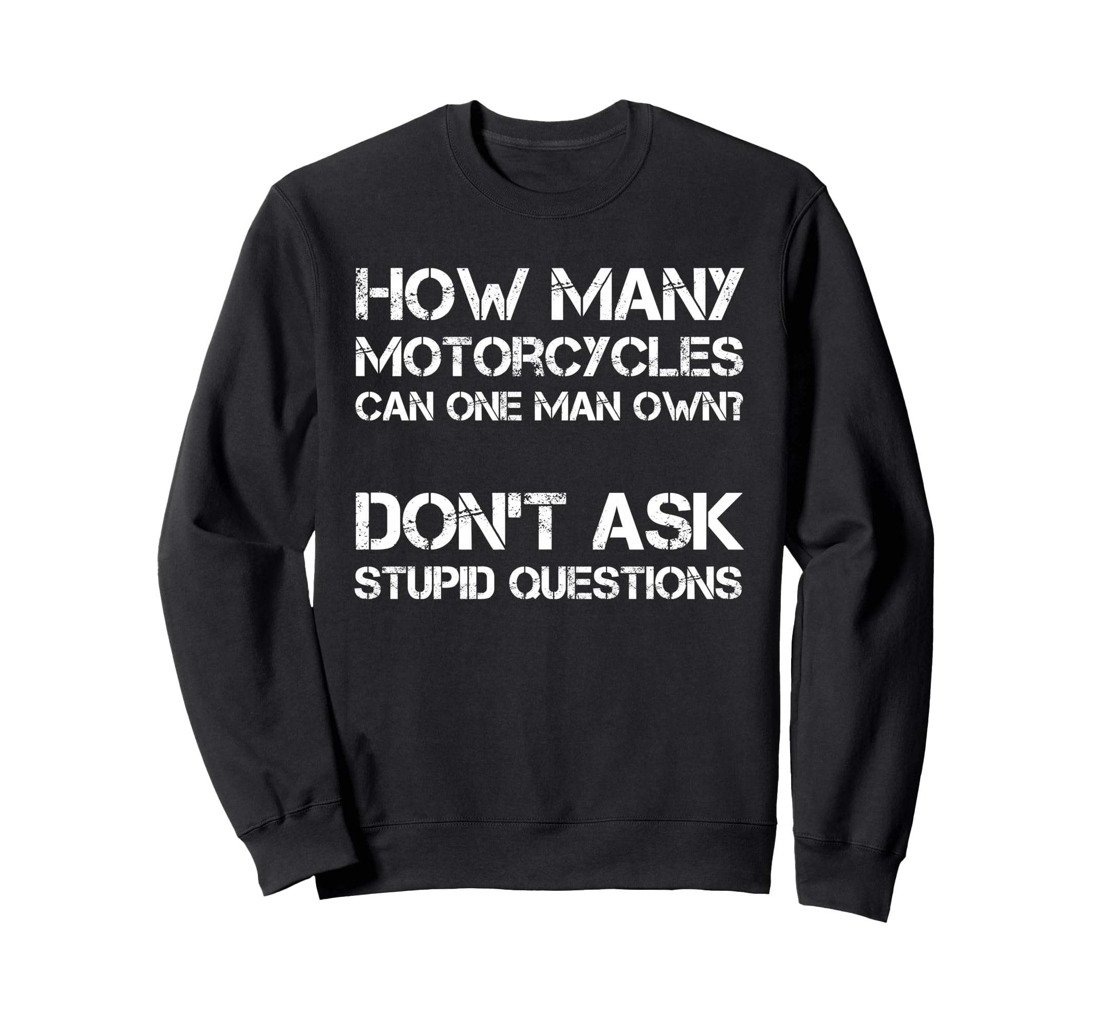 Funny Motorcycle Rider Riding Dad Sweatshirt - Minimalist Print Men Women - T-Shirt, Sweatshirt, Hoodie